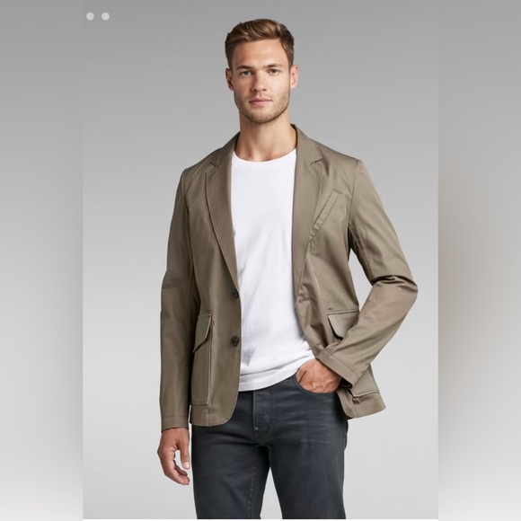 G-Star RAW Lightweight Twill Blazer - Picture 1 of 10